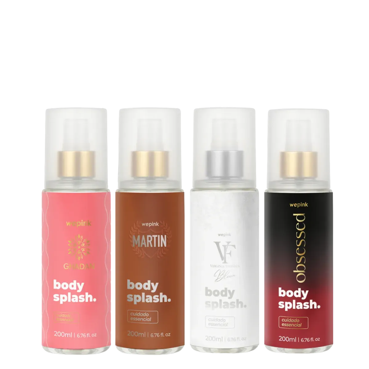 Kit Body Splash Ghadan + Martin + Bloom + Obsessed